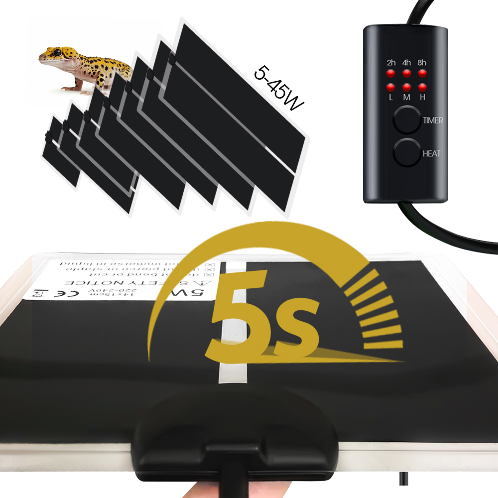 Seedling Heat Mat - Controlador de Temperatura Ajustável para Répteis,